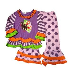 Tutu + Lulu Mixed Print Thanksgiving Outfit 5/6